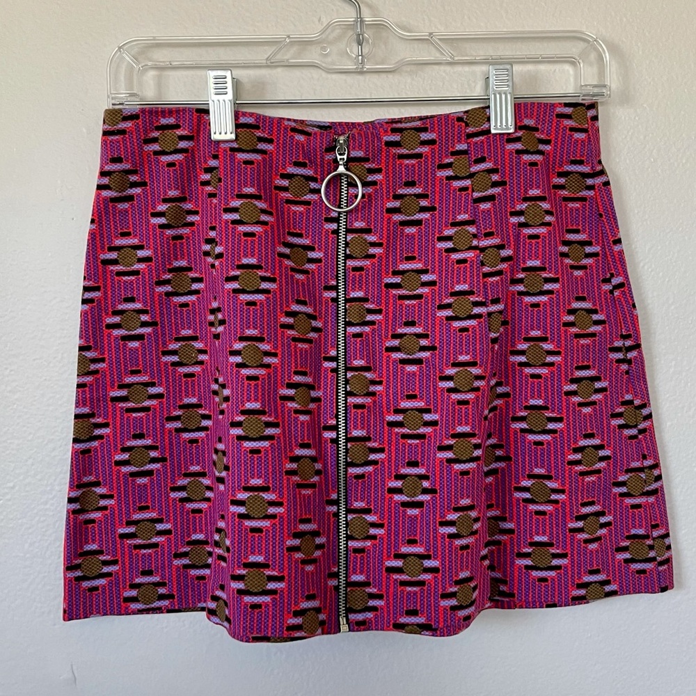 Zara trf Collection Zipper Mini Skirt